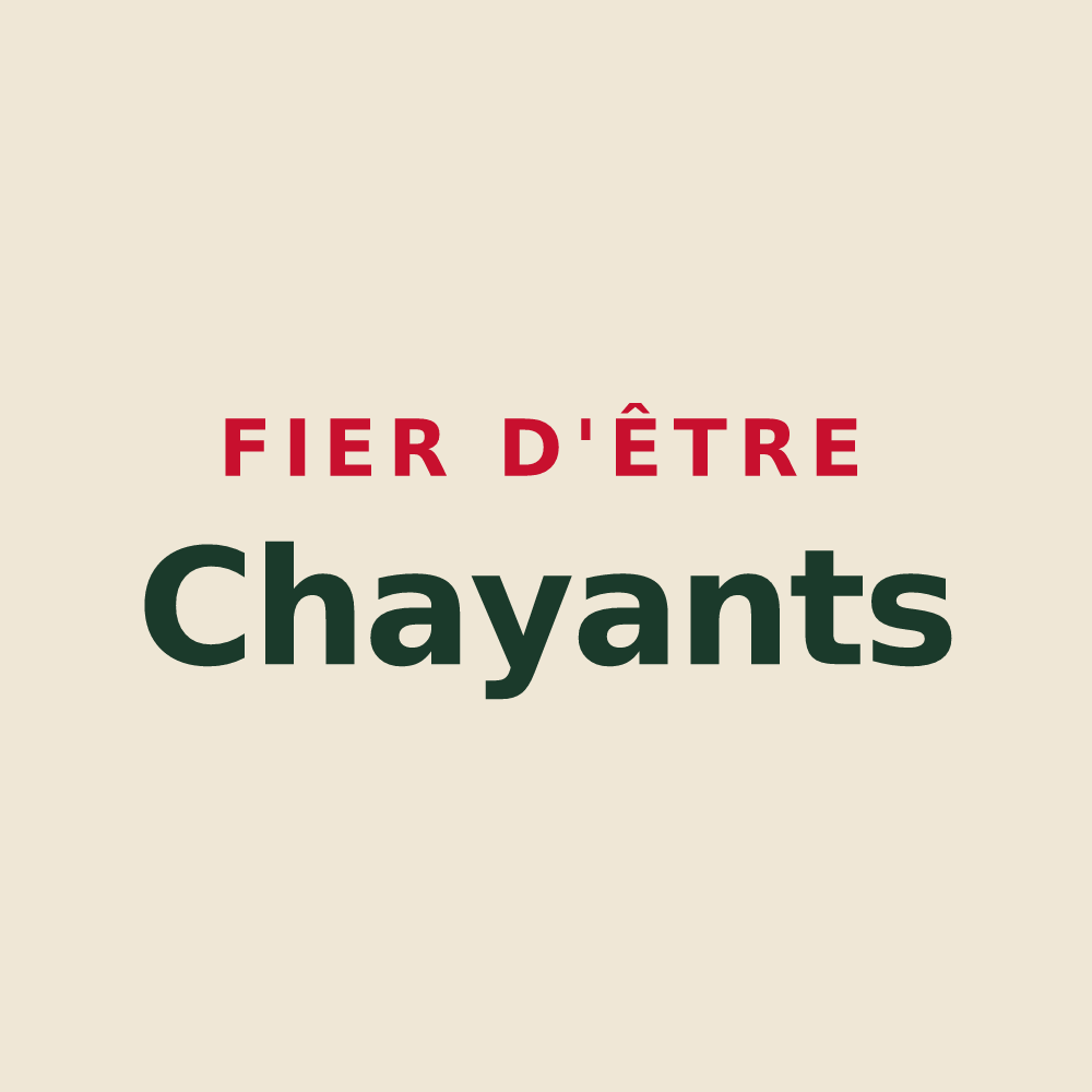 Tote bag « Fier d'être Chayants » — design pour Andernay