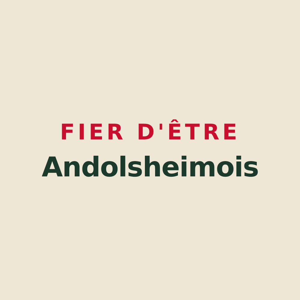 Tote bag « Fier d'être Andolsheimois » — design pour Andolsheim