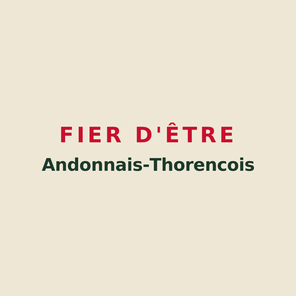Tote bag « Fier d'être Andonnais-Thorencois » — design pour Andon