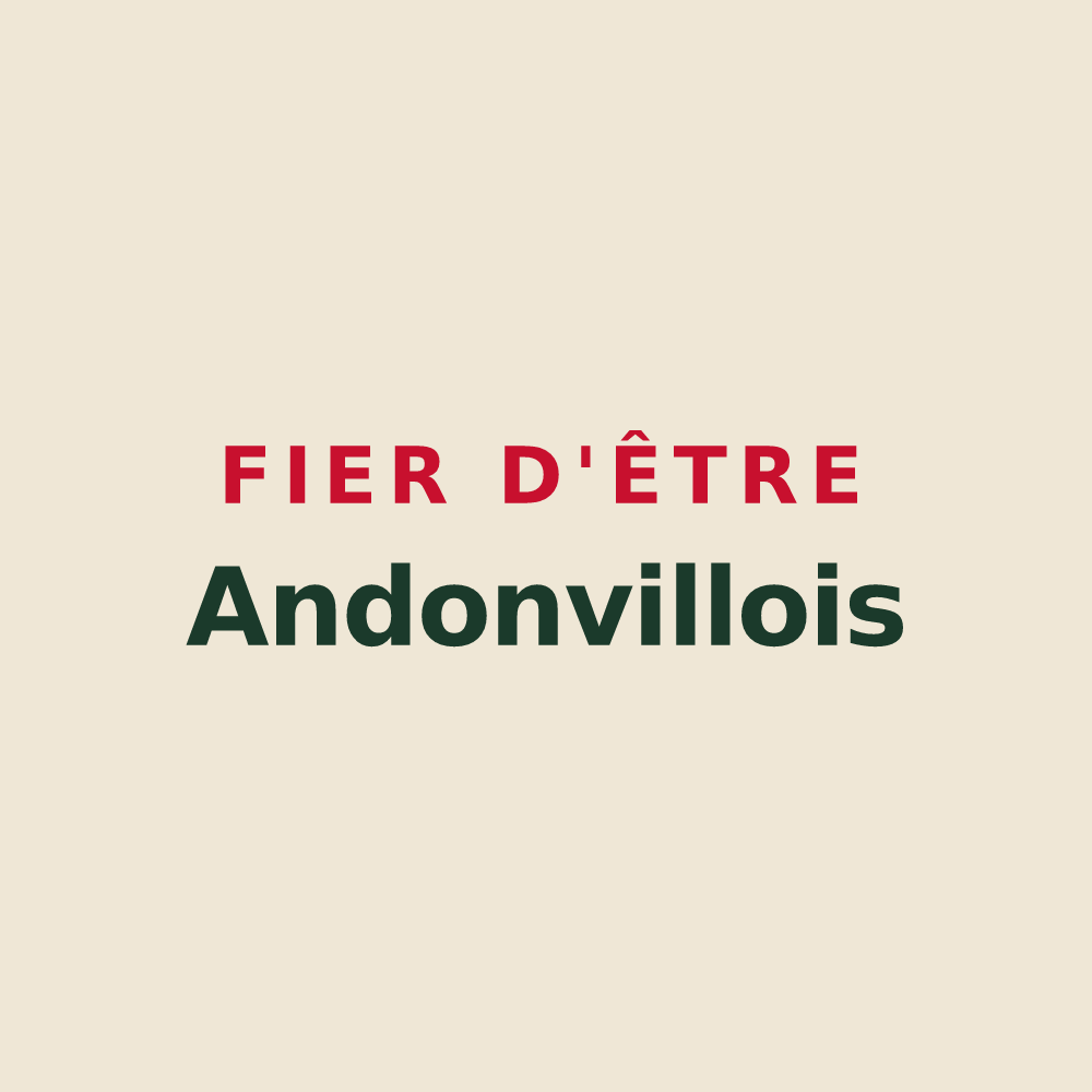 Tote bag « Fier d'être Andonvillois » — design pour Andonville
