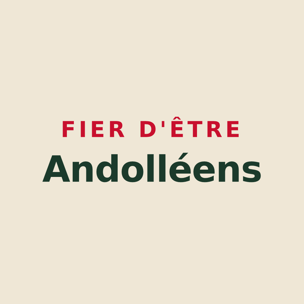 Tote bag « Fier d'être Andolléens » — design pour Andouillé