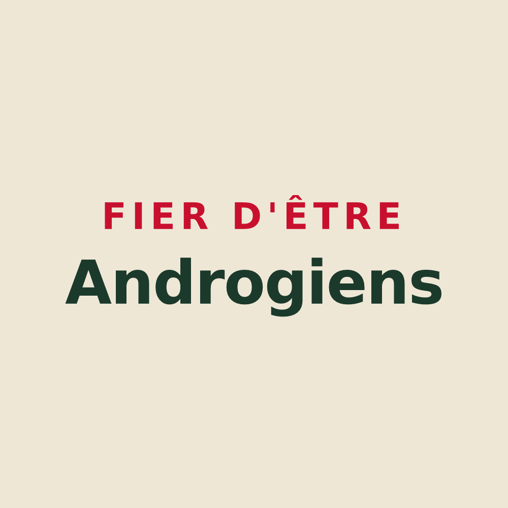 Tote bag « Fier d'être Androgiens » — design pour Andryes