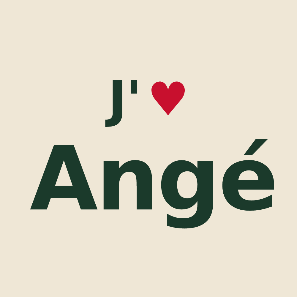 Tote bag personnalisé Angé — design J'aime Angé