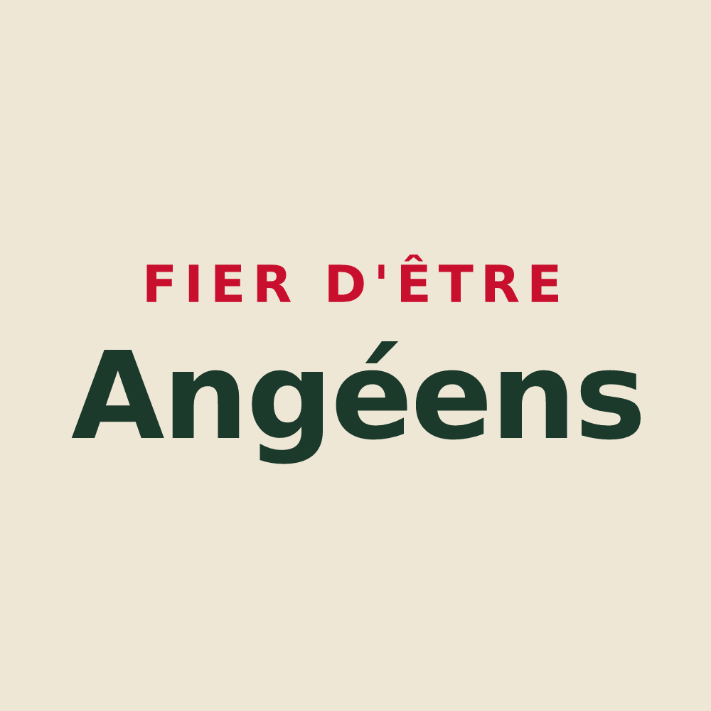 Tote bag « Fier d'être Angéens » — design pour Angé