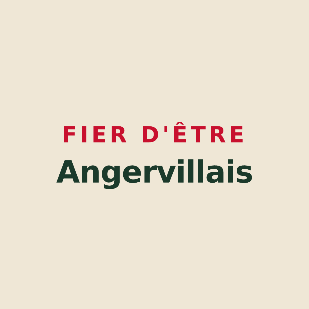 Tote bag « Fier d'être Angervillais » — design pour Angerville-la-Campagne