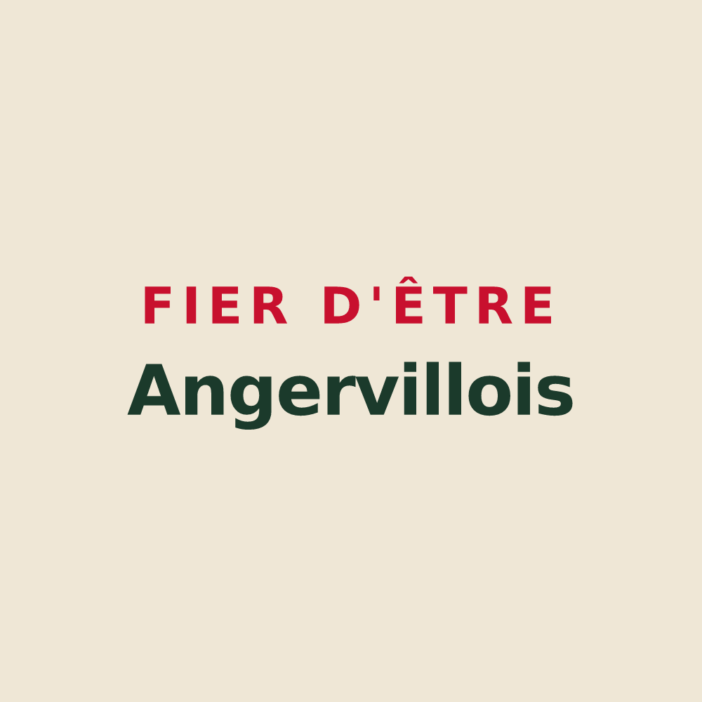 Tote bag « Fier d'être Angervillois » — design pour Angerville