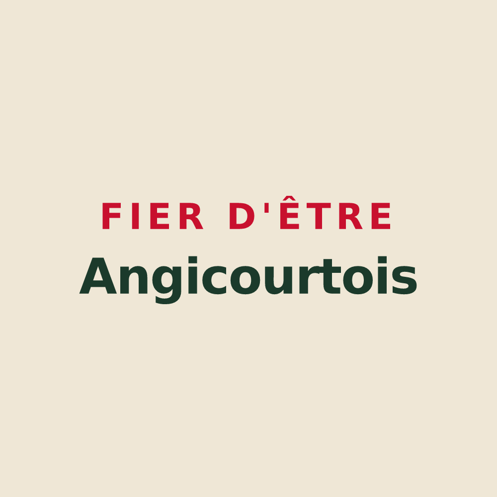 Tote bag « Fier d'être Angicourtois » — design pour Angicourt