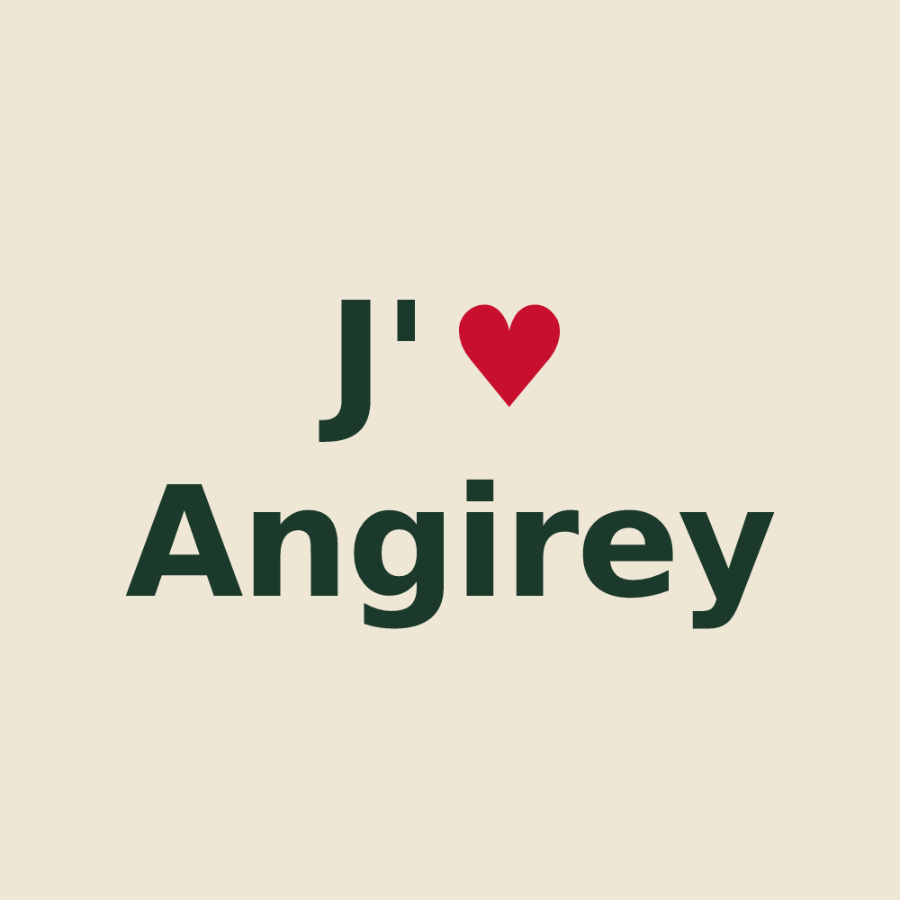 Tote bag personnalisé Angirey — design J'aime Angirey