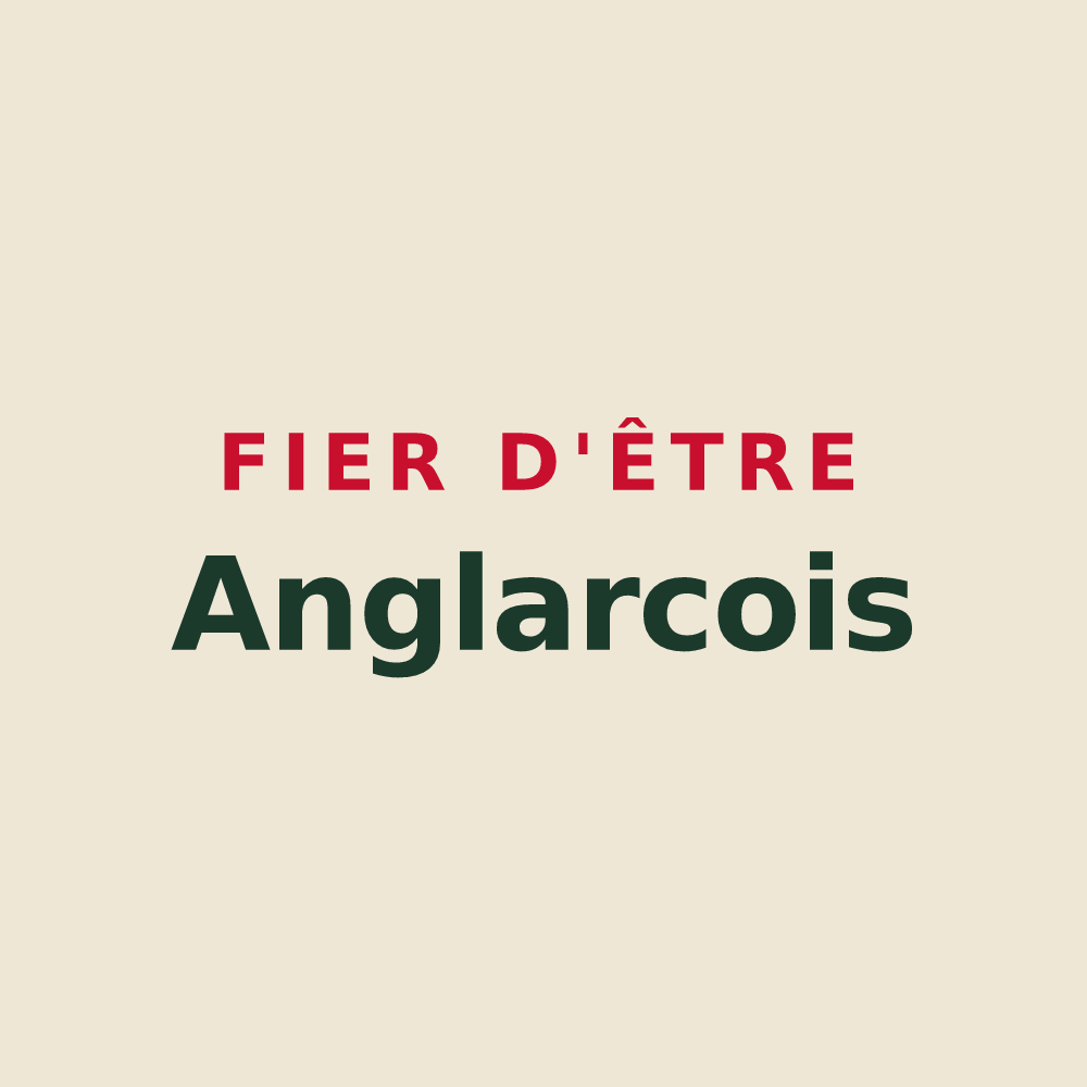 Tote bag « Fier d'être Anglarcois » — design pour Anglars-Saint-Félix