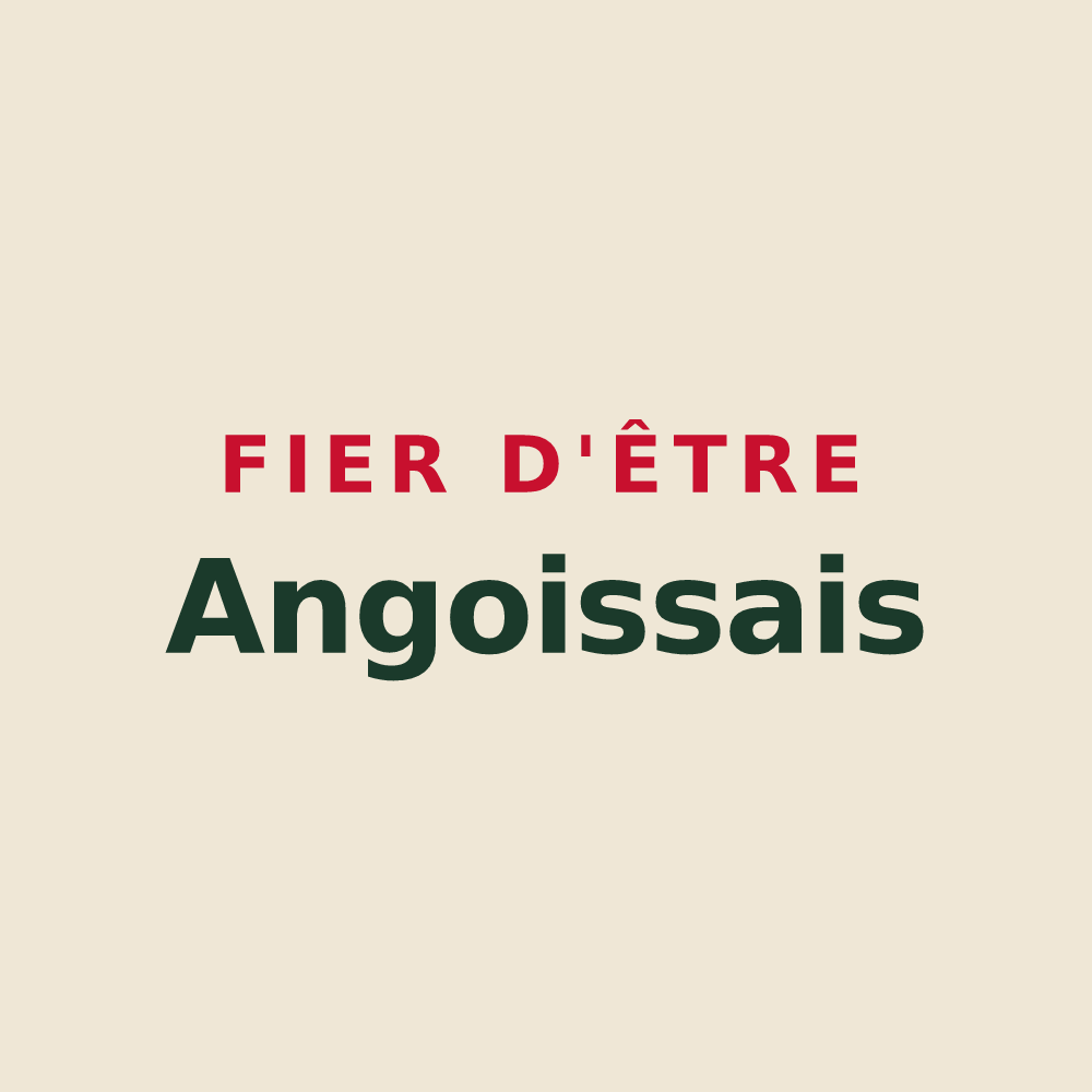 Tote bag « Fier d'être Angoissais » — design pour Angoisse