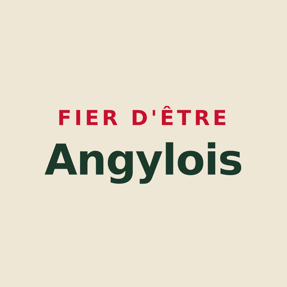 Tote bag « Fier d'être Angylois » — design pour Angy