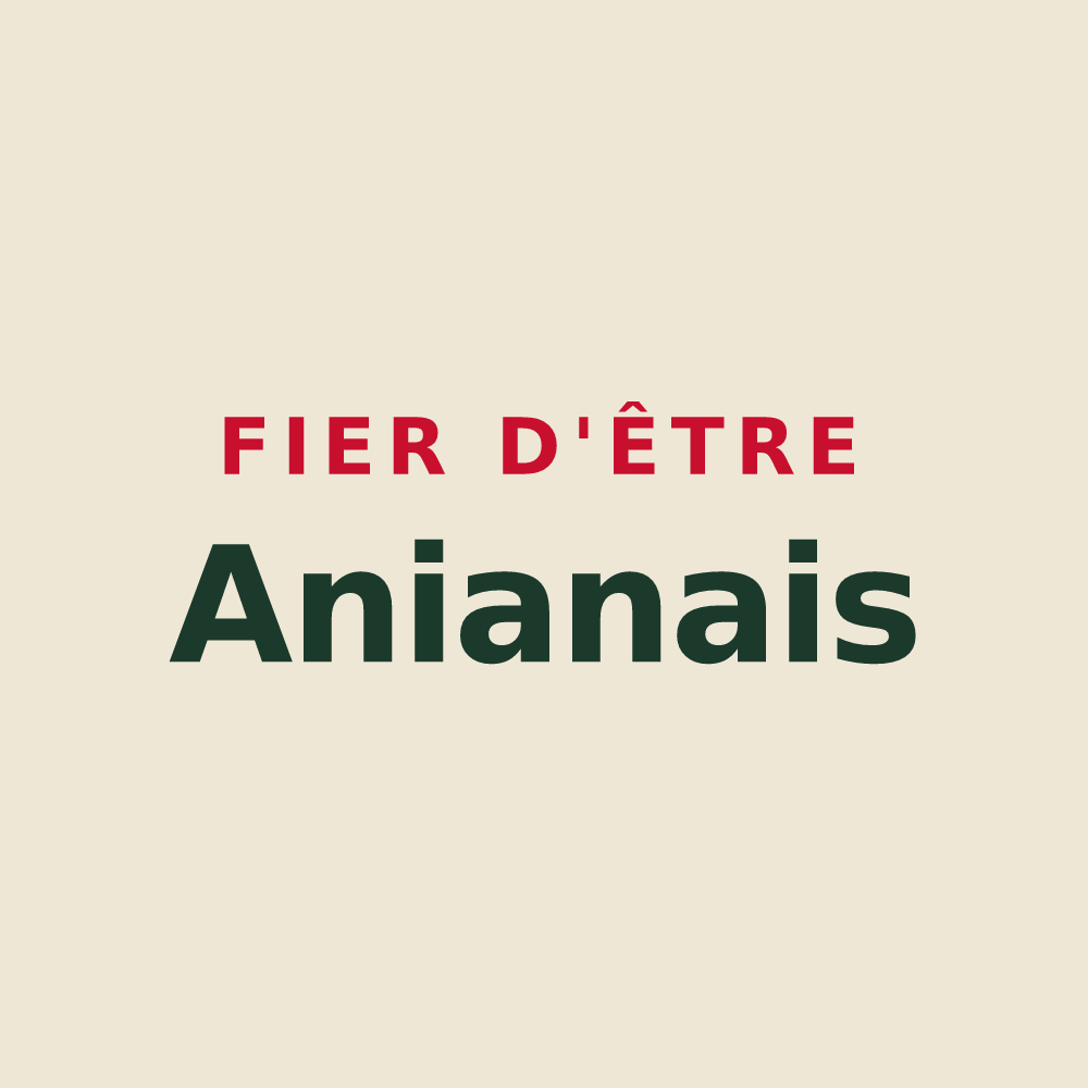 Tote bag « Fier d'être Anianais » — design pour Aniane