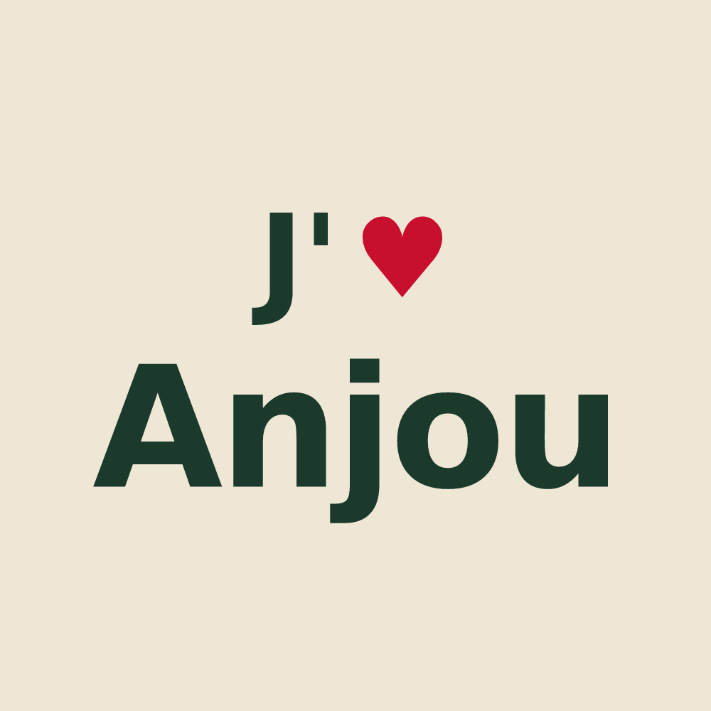 Tote bag personnalisé Anjou — design J'aime Anjou