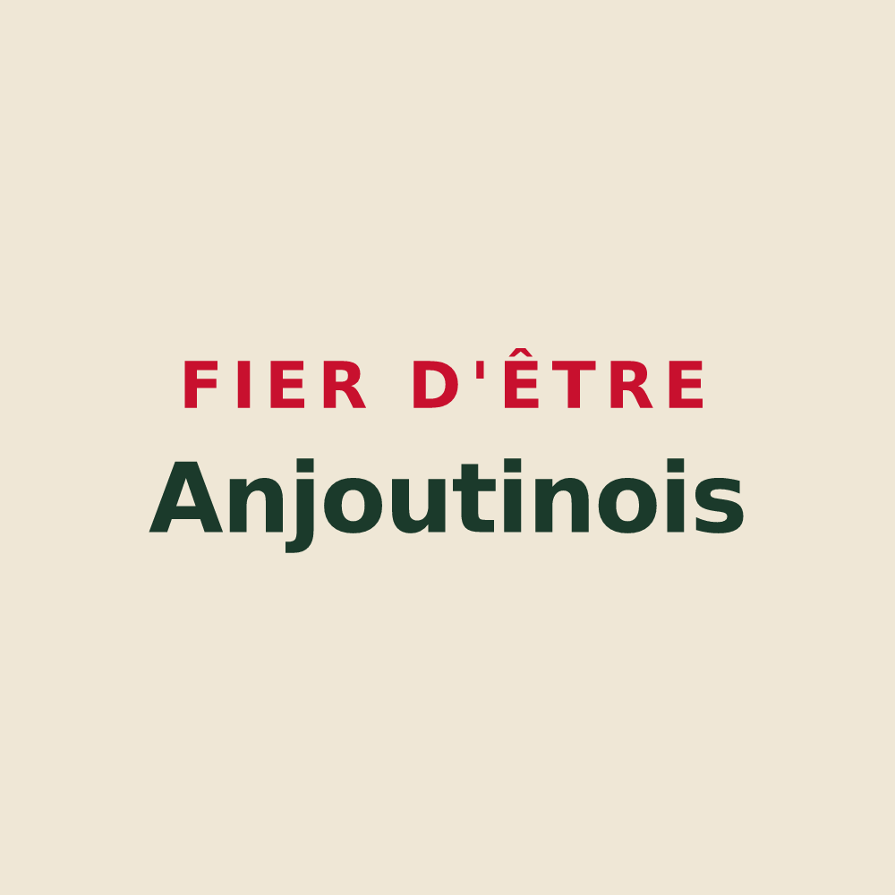 Tote bag « Fier d'être Anjoutinois » — design pour Anjoutey