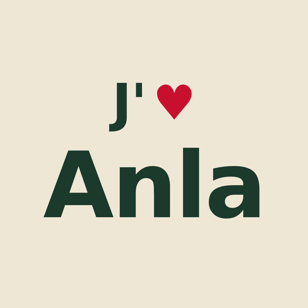 Tote bag personnalisé Anla — design J'aime Anla