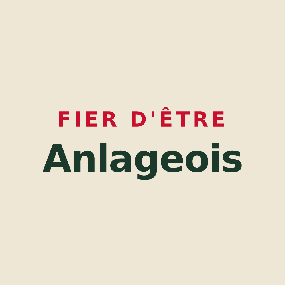 Tote bag « Fier d'être Anlageois » — design pour Anla