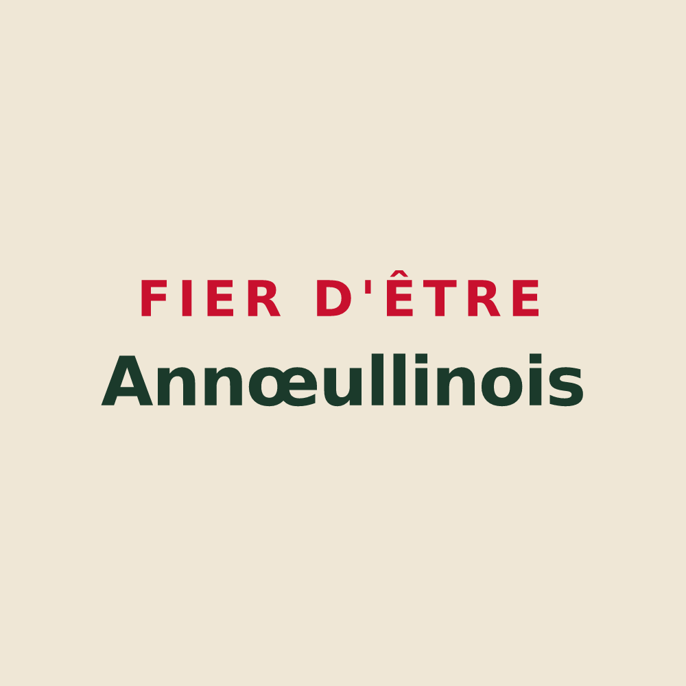 Tote bag « Fier d'être Annœullinois » — design pour Annœullin