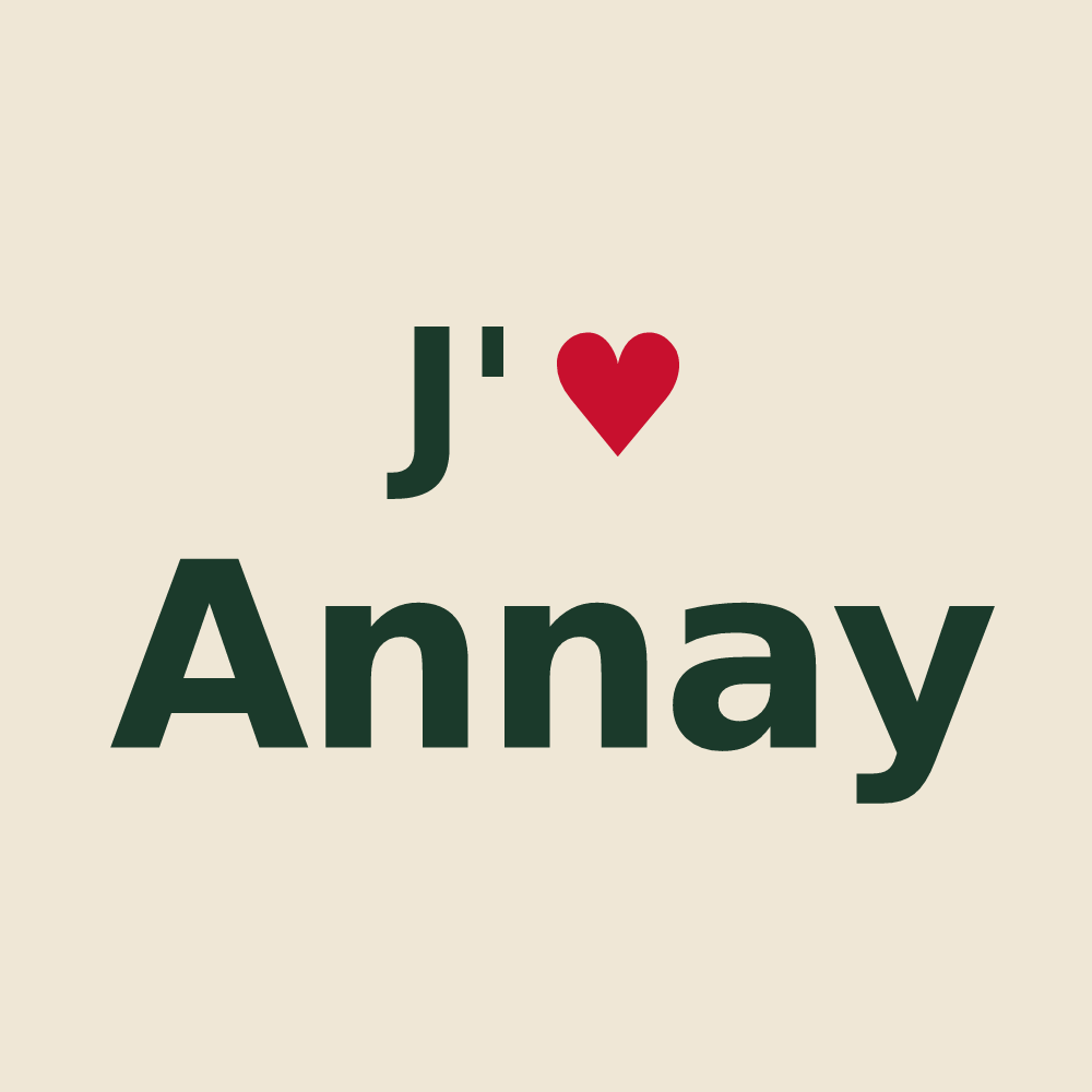 Tote bag personnalisé Annay — design J'aime Annay