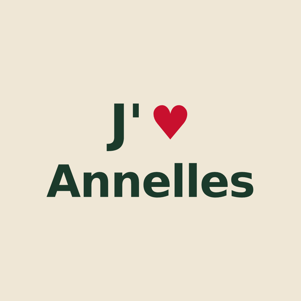 Tote bag personnalisé Annelles — design J'aime Annelles