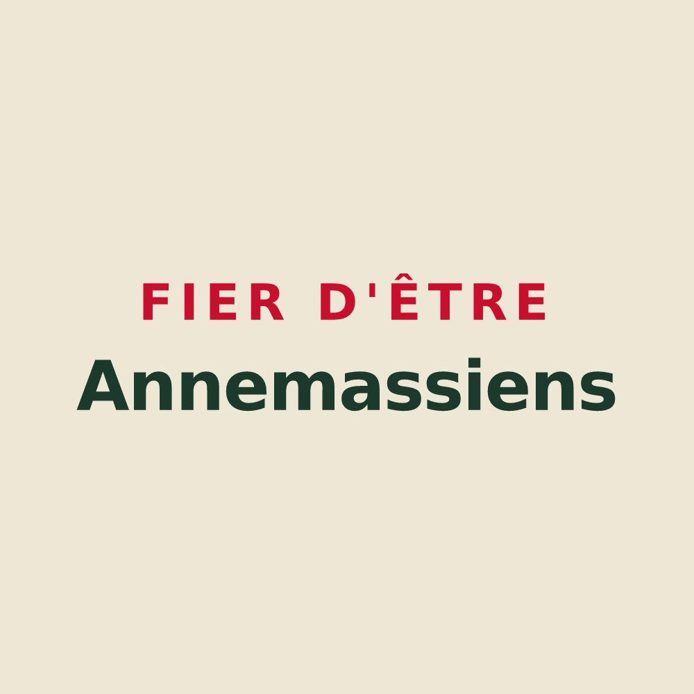 Tote bag « Fier d'être Annemassiens » — design pour Annemasse
