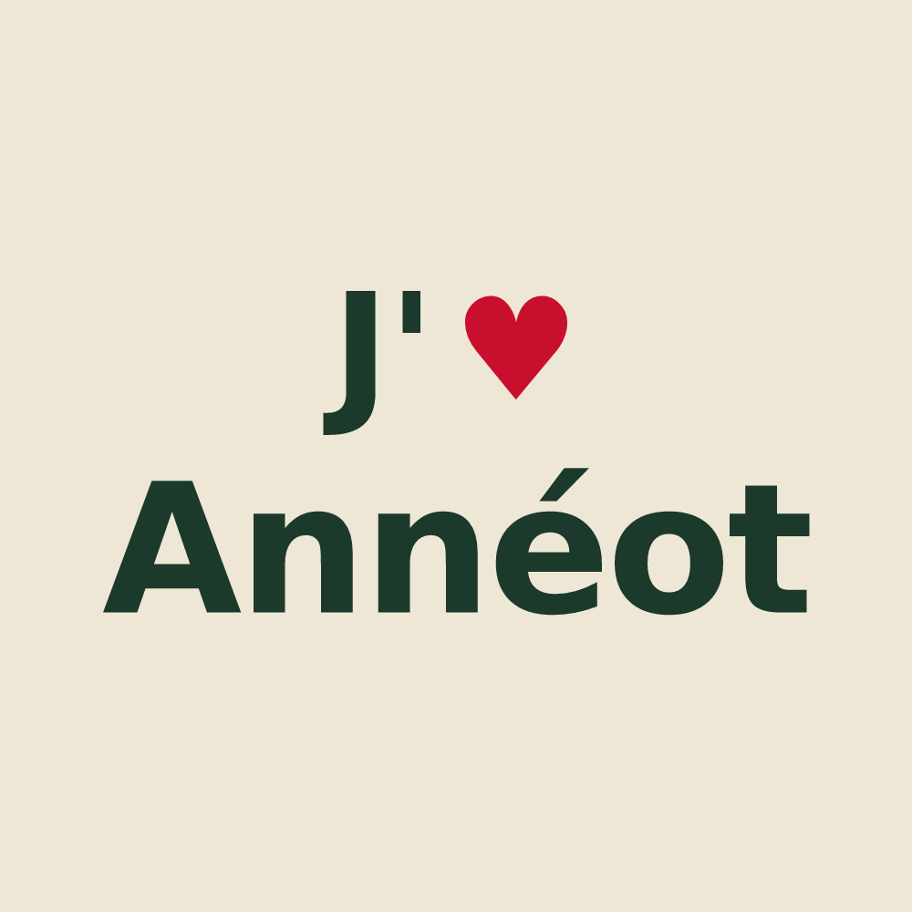 Tote bag personnalisé Annéot — design J'aime Annéot