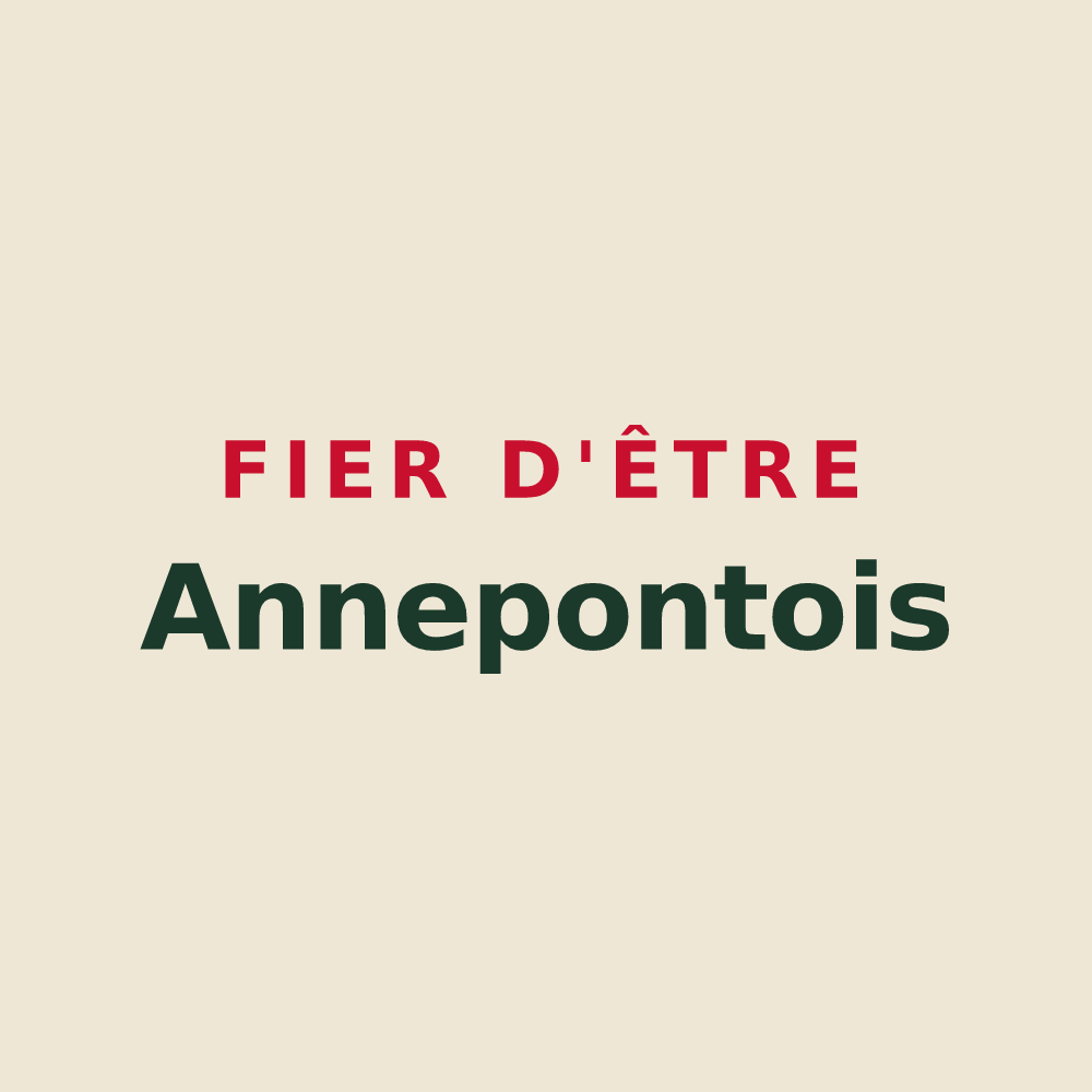 Tote bag « Fier d'être Annepontois » — design pour Annepont