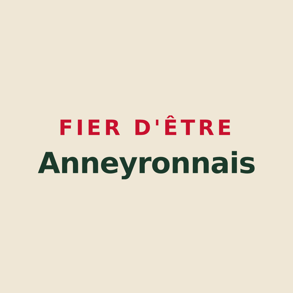 Tote bag « Fier d'être Anneyronnais » — design pour Anneyron
