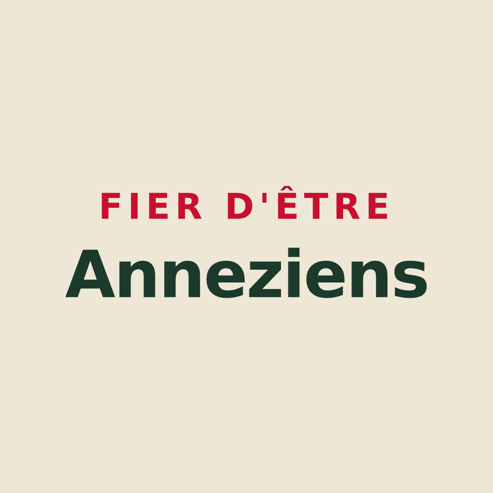 Tote bag « Fier d'être Anneziens » — design pour Annezay