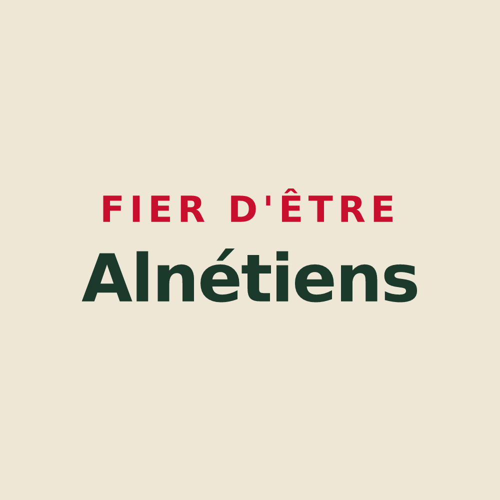 Tote bag « Fier d'être Alnétiens » — design pour Annois