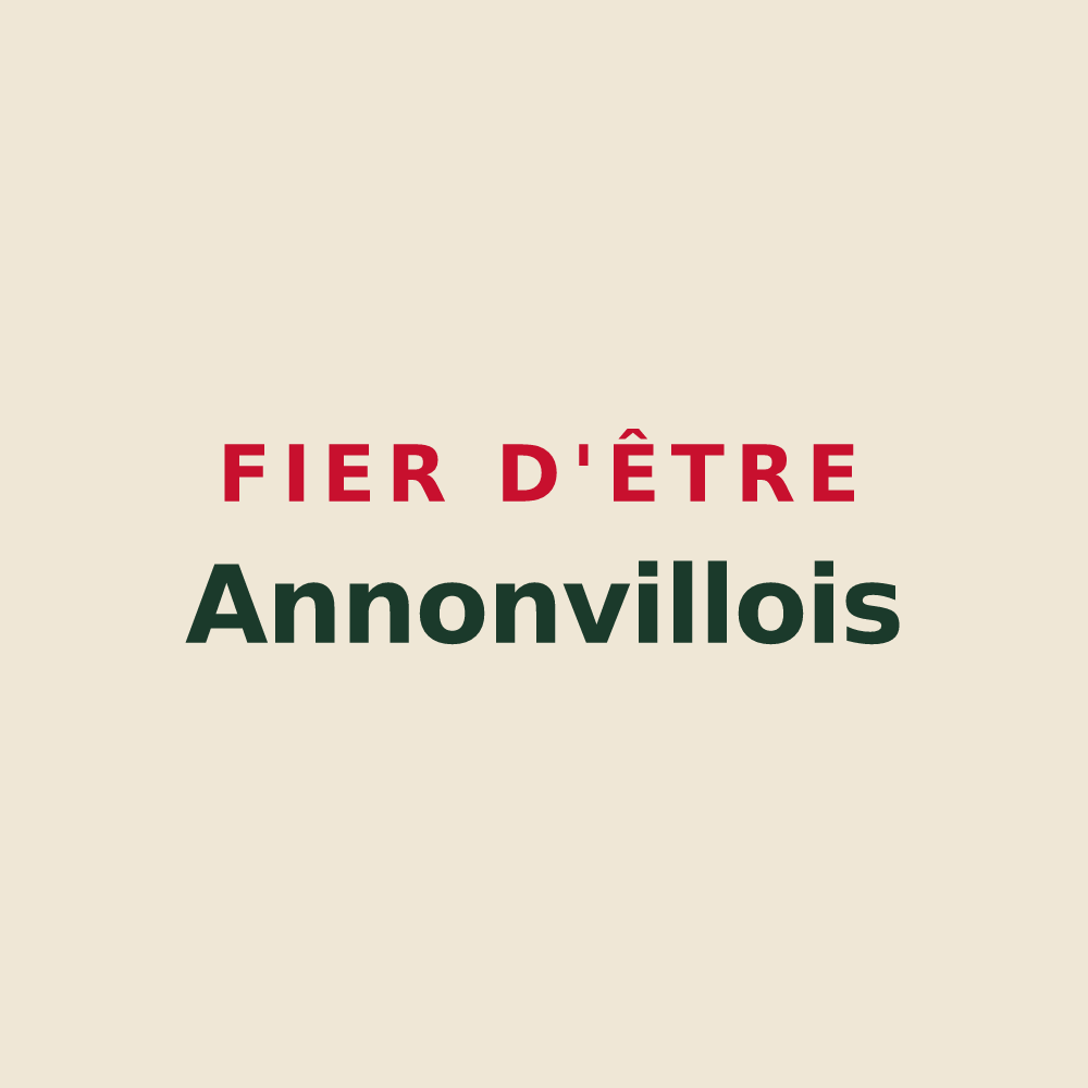 Tote bag « Fier d'être Annonvillois » — design pour Annonville