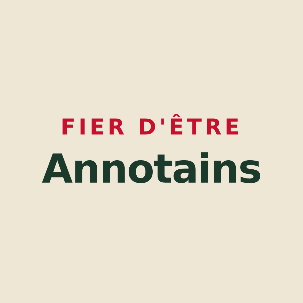 Tote bag « Fier d'être Annotains » — design pour Annot