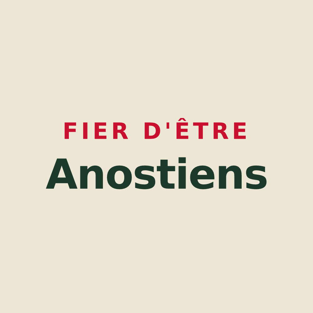 Tote bag « Fier d'être Anostiens » — design pour Anost
