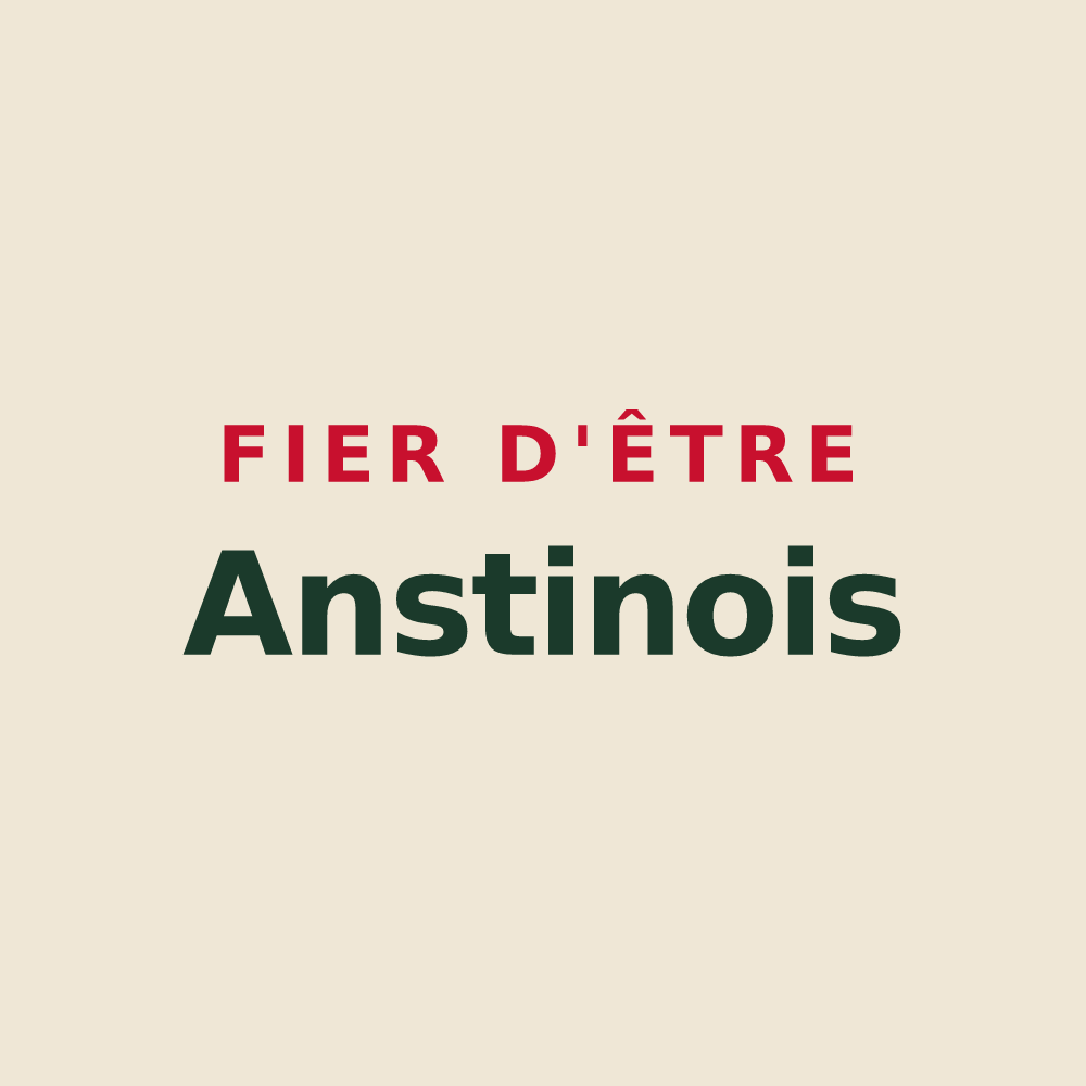 Tote bag « Fier d'être Anstinois » — design pour Anstaing