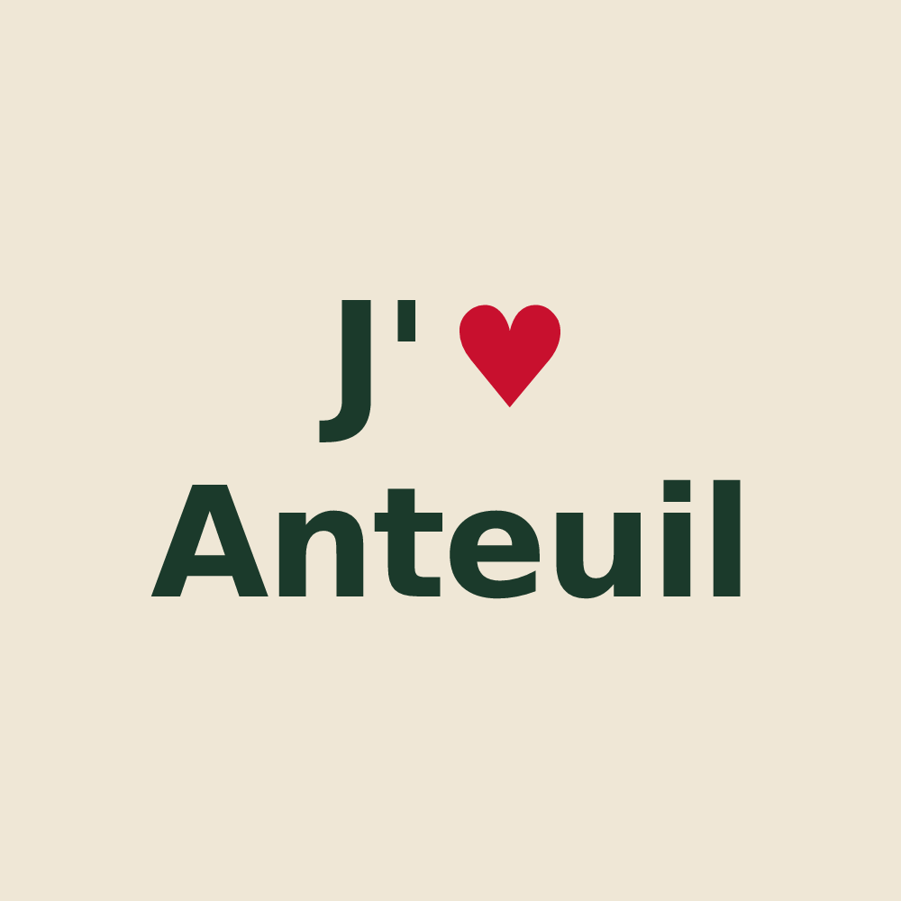 Tote bag personnalisé Anteuil — design J'aime Anteuil