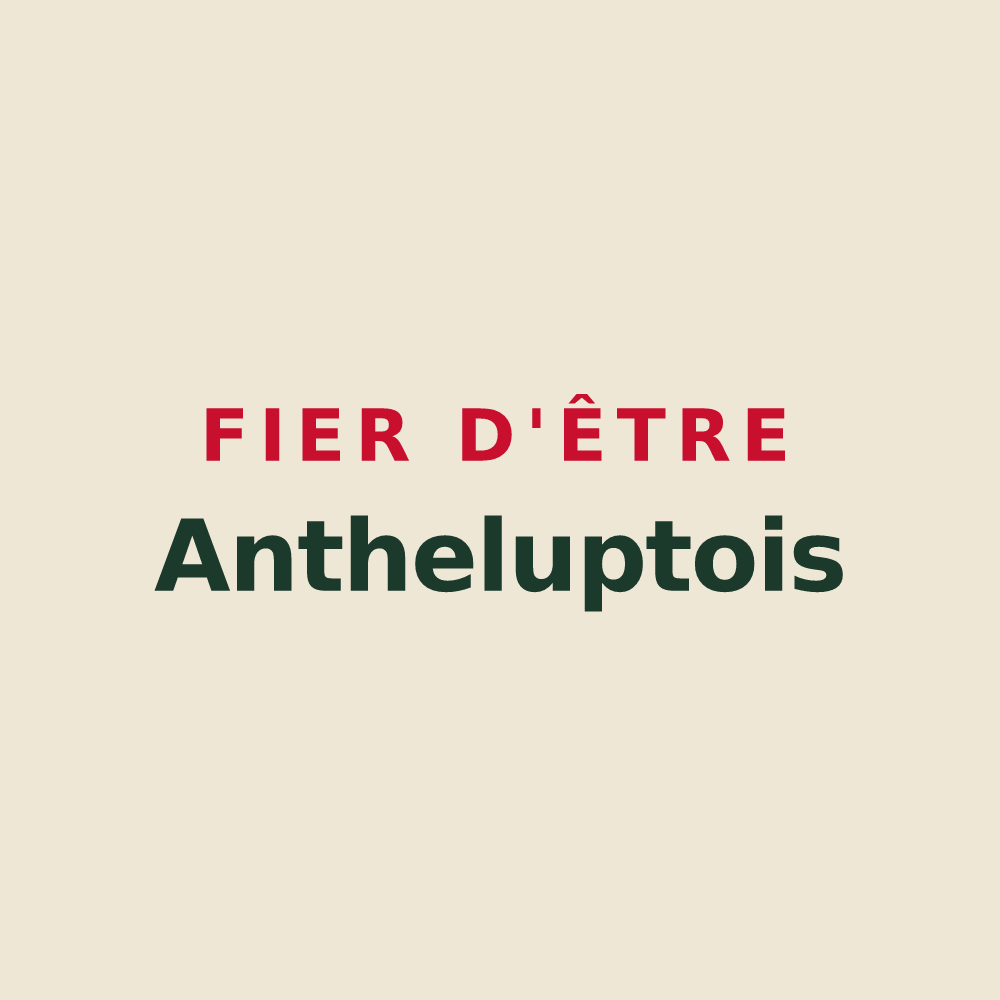 Tote bag « Fier d'être Antheluptois » — design pour Anthelupt