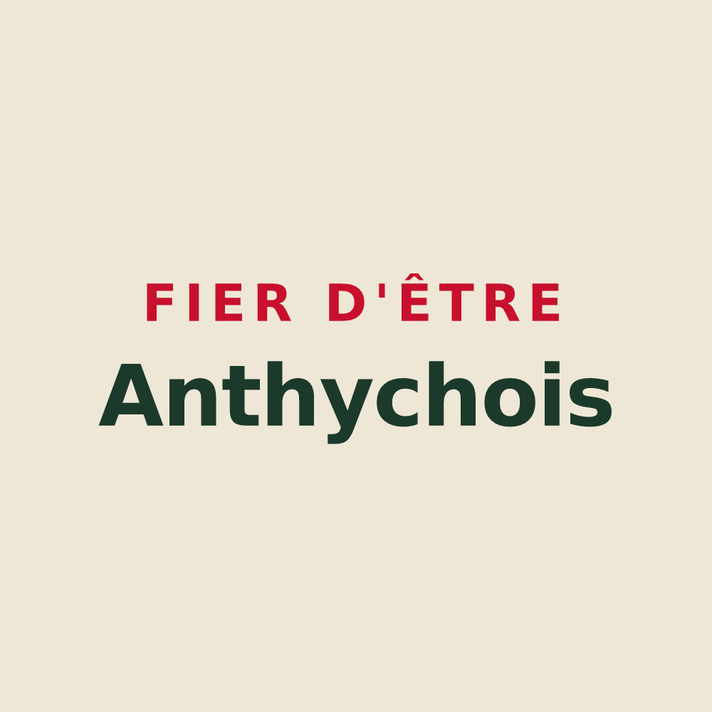 Tote bag « Fier d'être Anthychois » — design pour Anthy-sur-Léman