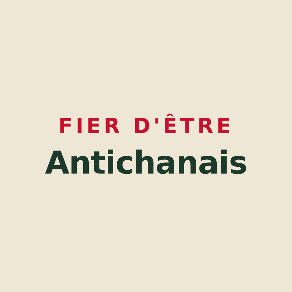 Tote bag « Fier d'être Antichanais » — design pour Antichan-de-Frontignes