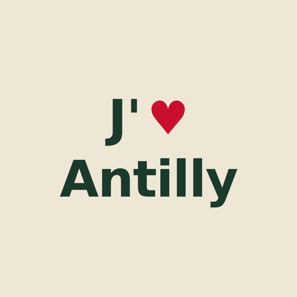 Tote bag personnalisé Antilly — design J'aime Antilly