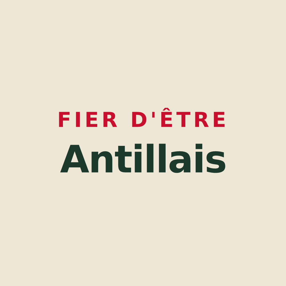Tote bag « Fier d'être Antillais » — design pour Antilly