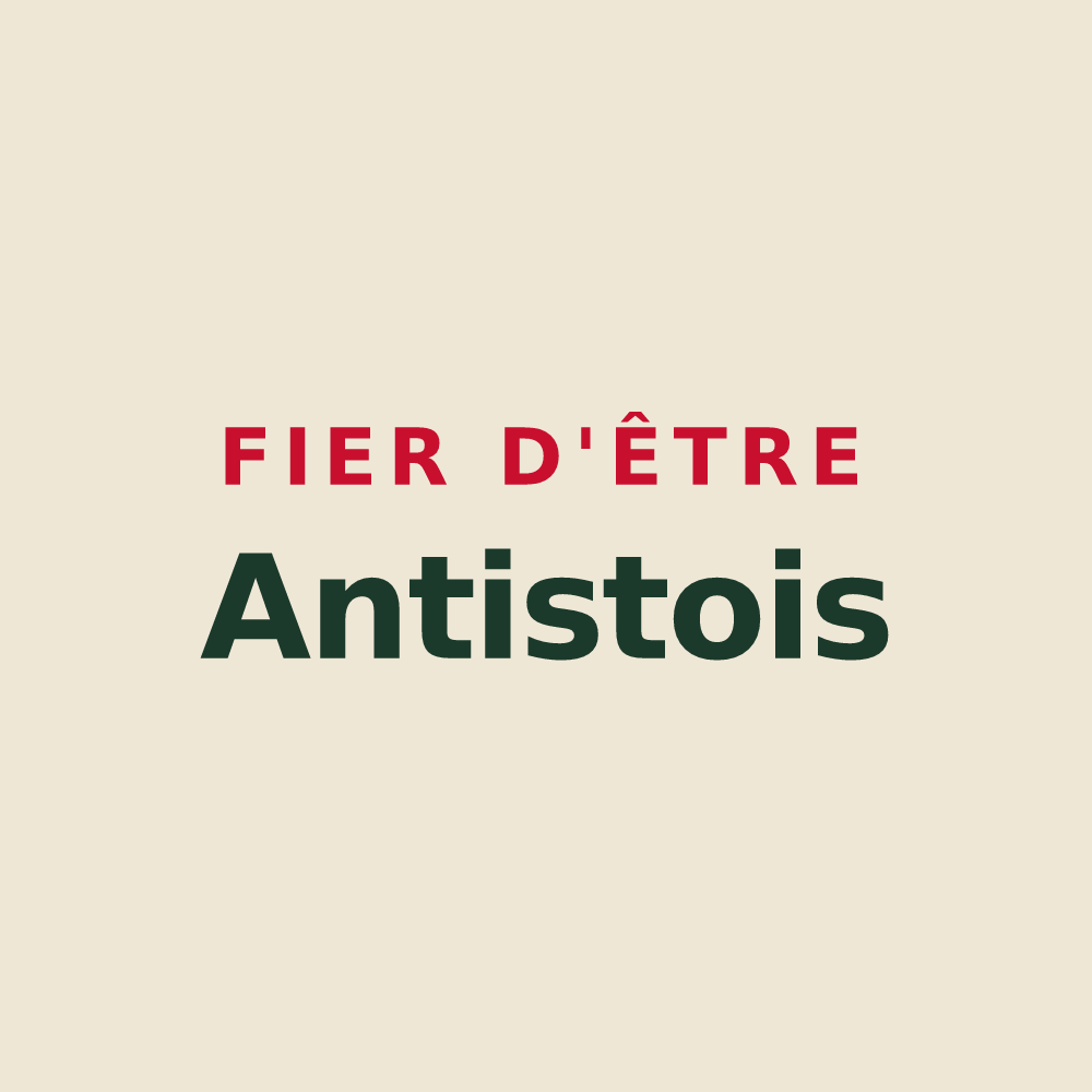 Tote bag « Fier d'être Antistois » — design pour Antist