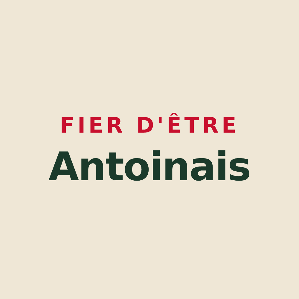 Tote bag « Fier d'être Antoinais » — design pour Antoingt