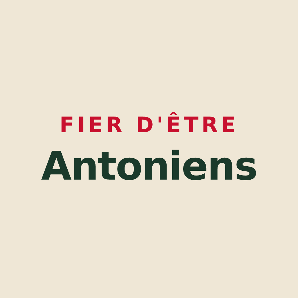Tote bag « Fier d'être Antoniens » — design pour Antony