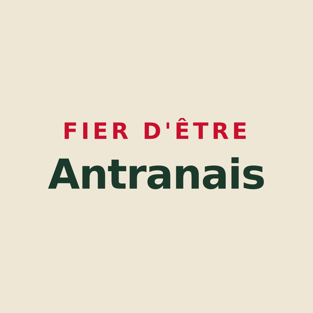 Tote bag « Fier d'être Antranais » — design pour Antran