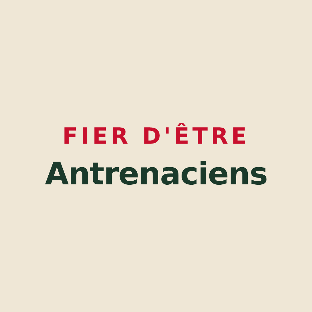 Tote bag « Fier d'être Antrenaciens » — design pour Antrenas