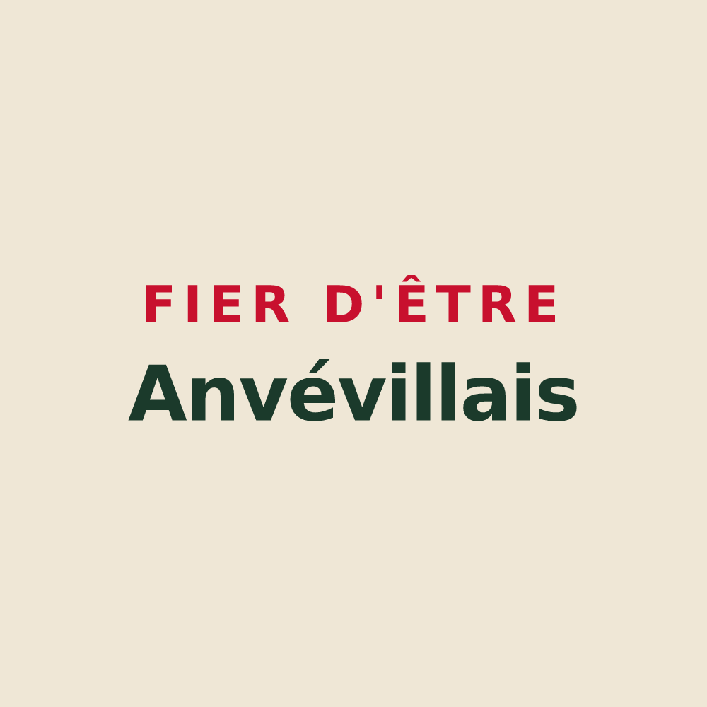 Tote bag « Fier d'être Anvévillais » — design pour Anvéville