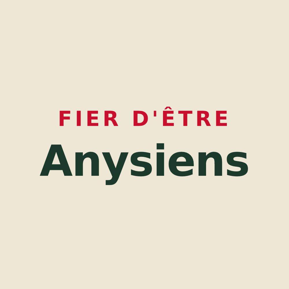 Tote bag « Fier d'être Anysiens » — design pour Any-Martin-Rieux