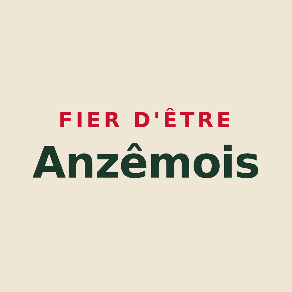 Tote bag « Fier d'être Anzêmois » — design pour Anzême