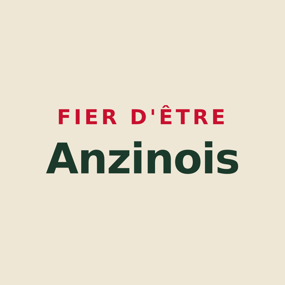 Tote bag « Fier d'être Anzinois » — design pour Anzin