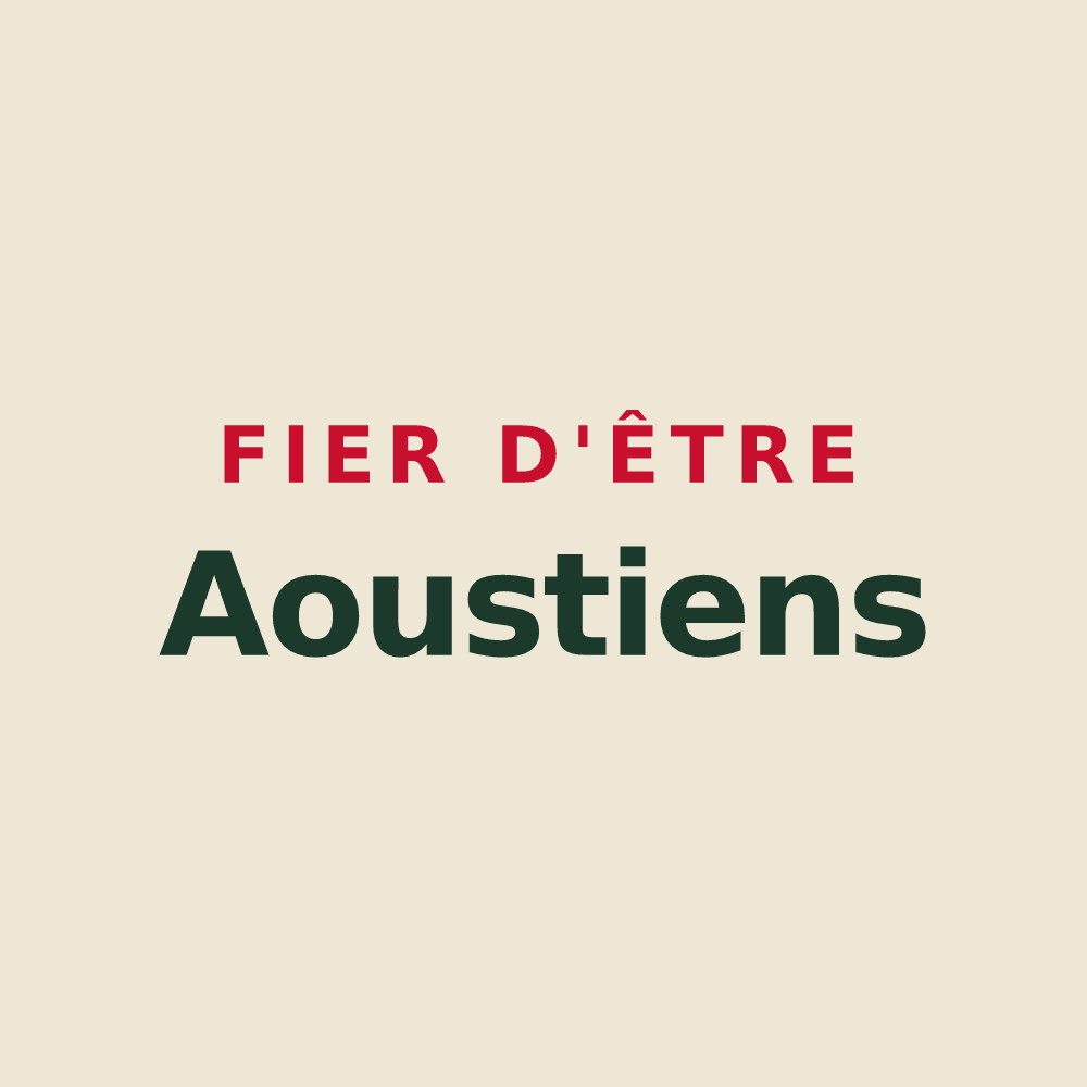Tote bag « Fier d'être Aoustiens » — design pour Aouste