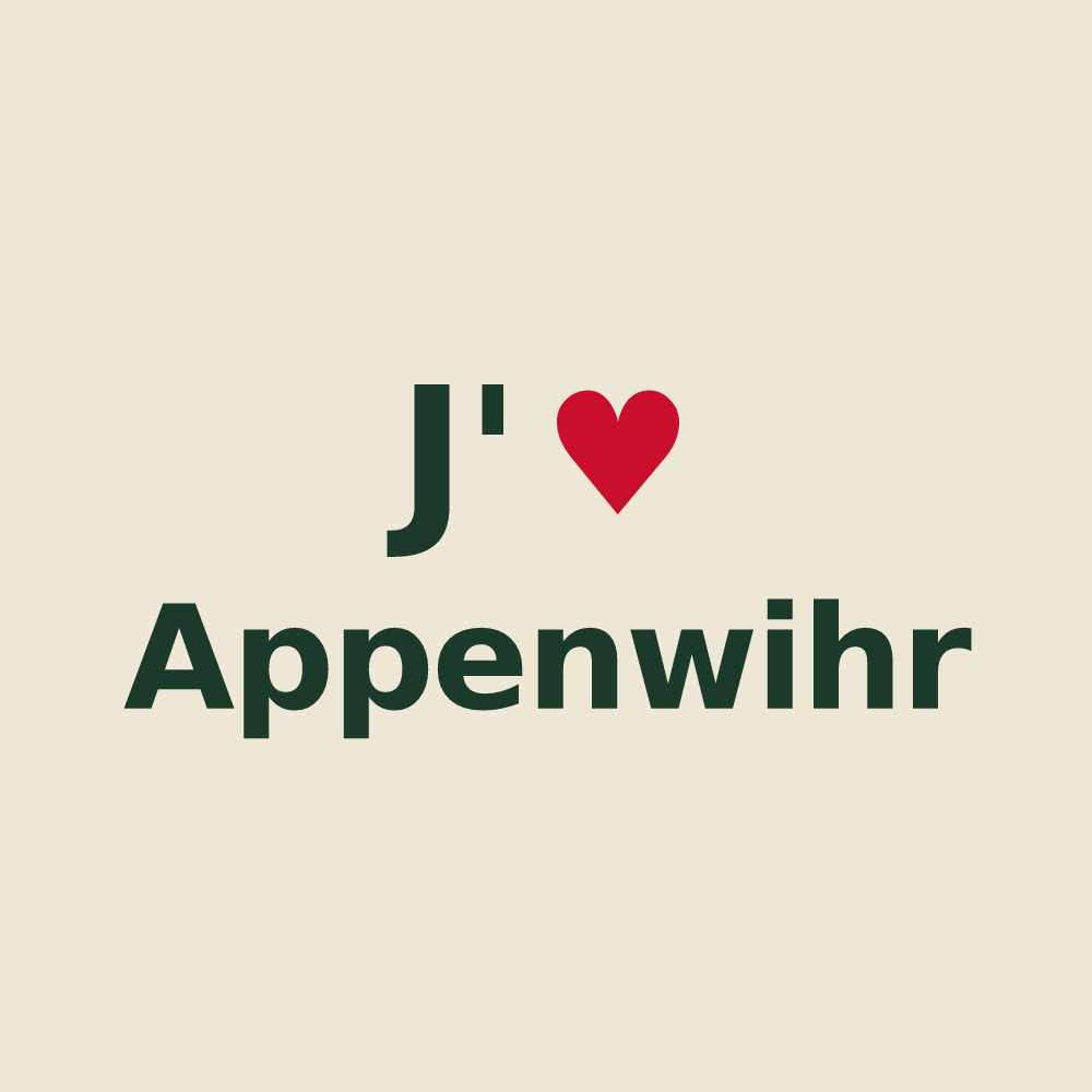 Tote bag personnalisé Appenwihr — design J'aime Appenwihr